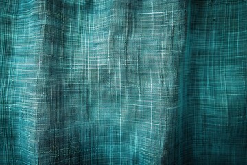 Blended cotton silk fabric wallpaper texture pattern background in light cyan tuquoise blue green color