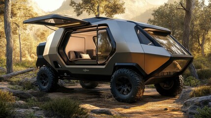 Innovative Off-Road Camper Vehicle for Nature Lovers
