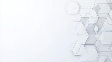 Abstract Geometric Background With Hexagons