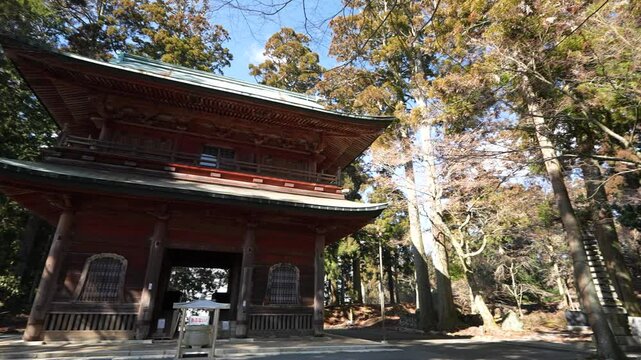 京都の比叡山　延暦寺の風景