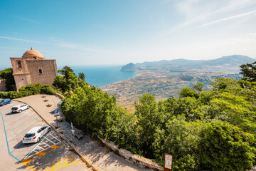 Church of San Giovanni Battista in Erice, province of Trapani. Sicily, Italy