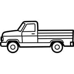 vector cartoon truck