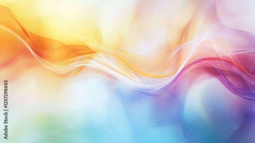 Poster abstract colorful swirls: a mesmerizing abstract background with flowing waves of vibrant color in a