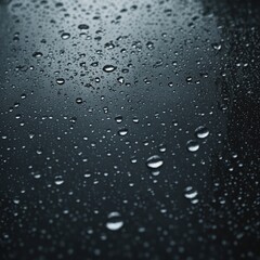 drops of water on the window