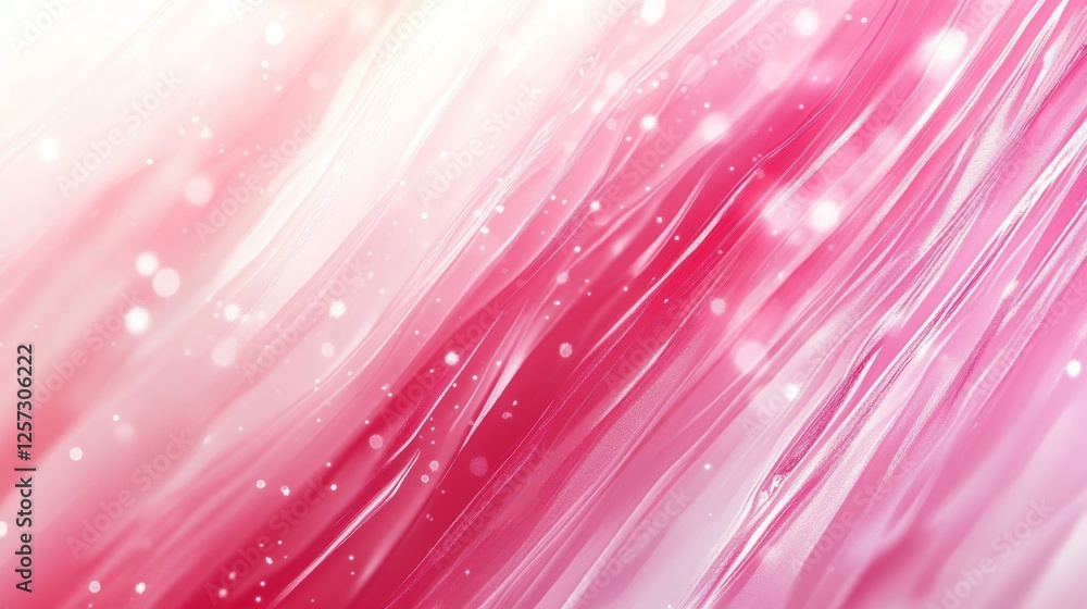 Poster abstract pink waves and sparkles create a soft backdrop
