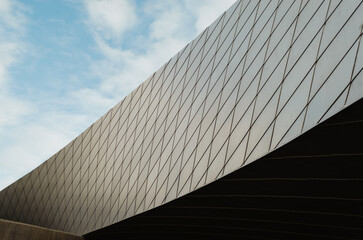 Scale-like architectural building facade design