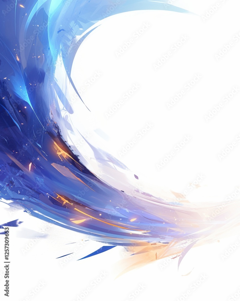 Wall mural abstract radiant energy waves background with radiant energy waves and fluid light patterns. emphasi