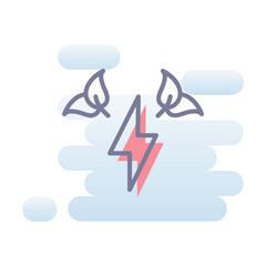 Eco Energy vector icon