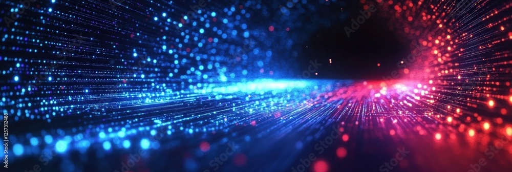 Poster digital background perfect for tech processes, neural networks, artificial intelligence, data transf