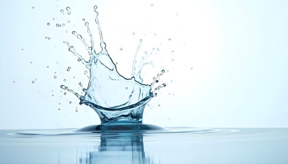 a dynamic splash of water background