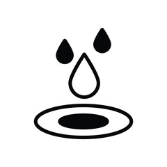 Fototapeta premium Clean Water vector icon