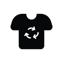 Recycled Clothing vector icon