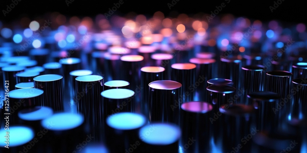 Aufkleber digital background perfect for tech processes, neural networks, artificial intelligence, data transf