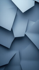 Abstract blue geometric shapes layered design