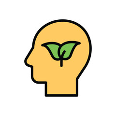Think Green vector icon