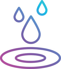 Clean Water vector icon