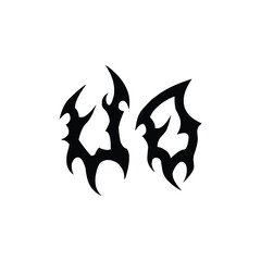 UO monogram logo design letter text name symbol monochrome logotype alphabet character simple logo