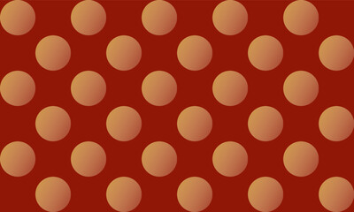 orange gold and red polka dots circle background for backdrop and wallpaper template. repeat seamless style design for fabric printing
