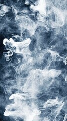 Obraz premium Abstract swirling smoke, dark background, artistic, design element