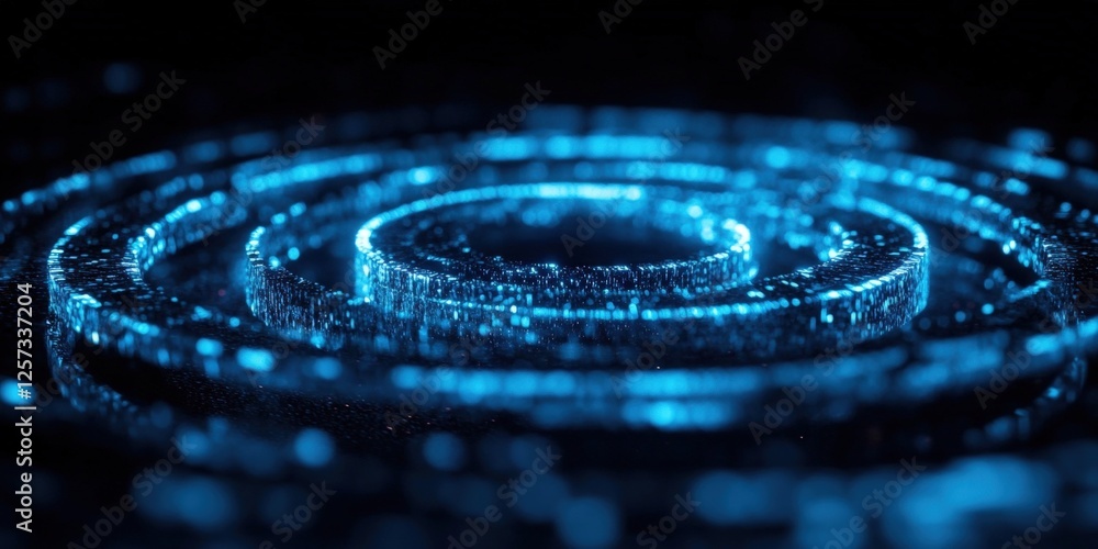 Poster digital background perfect for tech processes, neural networks, artificial intelligence, data transf