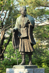 松尾芭蕉の銅像