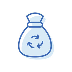Waste Recycling vector icon