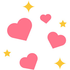 Valentine sparkle decoration 