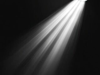 Stage light beam, spotlight, dark background, ray, texture, design