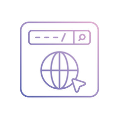 Browser vector icon 
