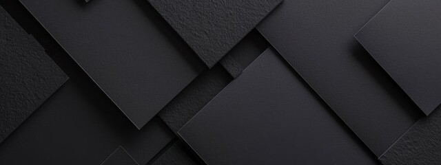 Intersecting Lines on Black Background for Design, Banner Template, Minimalist Abstract Wallpaper with Copy Space, Simple Geometric Modern Wallpaper for Text Placement and Creative Use