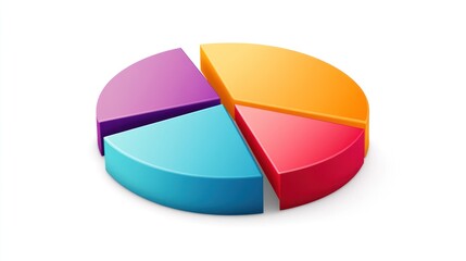 Colorful 3D Pie Chart Illustration (1)