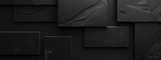 Intersecting Lines on Black Background for Design, Banner Template, Minimalist Abstract Wallpaper with Copy Space, Simple Geometric Modern Wallpaper for Text Placement and Creative Use
