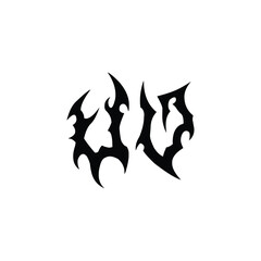 UV monogram logo design letter text name symbol monochrome logotype alphabet character simple logo