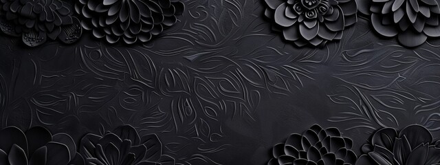 Modern Banner Template with Intersecting Rectangles on Black Background. Minimalist Geometric Design with Central White Space for Text. Ideal for Contemporary Digital Use.