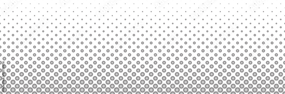 Aufkleber horizontal halftone of black modern zigzag design for pattern and background.