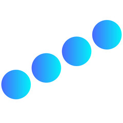 Blue Circle Infographic