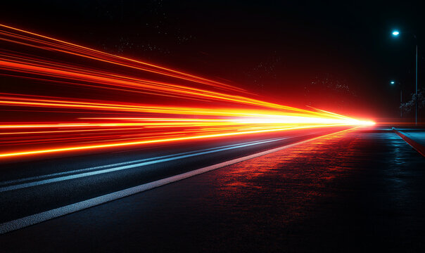 Red and black background, diagonal lines of light effect on the right side, motion blur effect creating a sense of speed, minimalist stones.