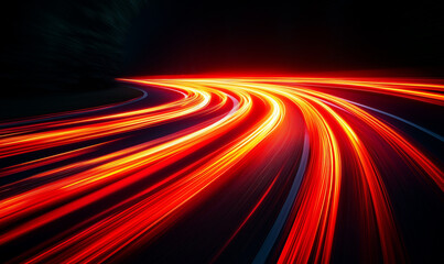 Red and black background, diagonal lines of light effect on the right side, motion blur effect creating a sense of speed, minimalist stones.