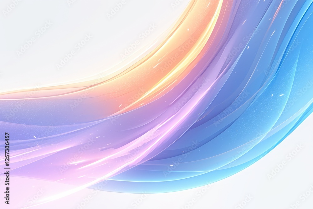 Wall mural abstract vibrant color waves background with vibrant color waves and fluid gradient transitions. emp