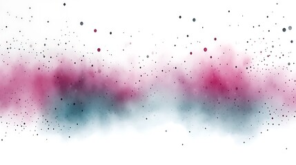 Abstract Pink And Teal Nebula Dust Cloud