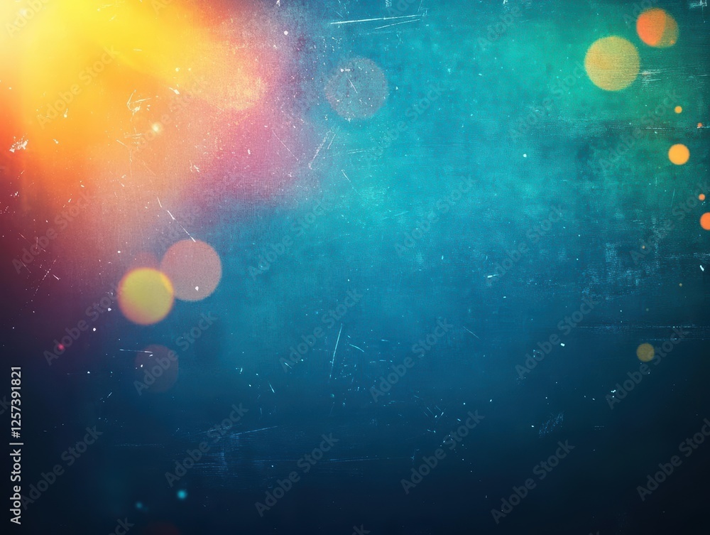 Aufkleber Colorful abstract background with vibrant light patterns and gradients for creative design projects
