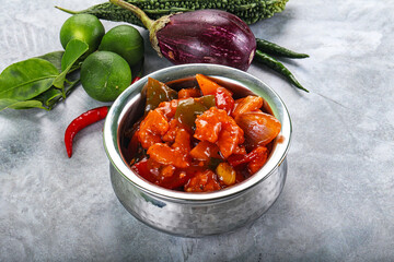 Chinese cuisine - Prawn sweet and sour sauce