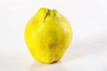 Ripe sweet organic quince fruit