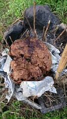 2127)japanese yellow hornet nest under the high eaves of an elementary school gymnasium(Photo taken at 16:53 on august 19, 2017)