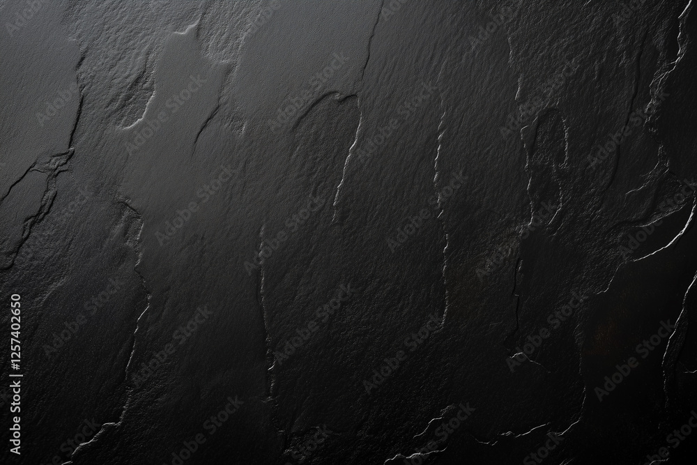Poster black background with a greyish color. the background is made of stone and has a rough texture