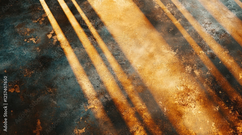 Poster Abstract Textured Background with Light and Shadow Patterns in Earthy Tones and Warm Hues