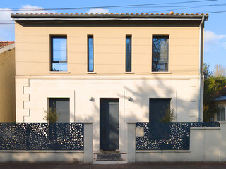 old classic house renovated in contemporary style in bordeaux city french