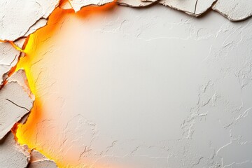Fototapeta premium Textured Wall with Cracked Plaster and Warm Glow, Creative Background for Design Projects