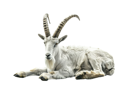 Capricorn astrological sign illustration isolated on transparent background