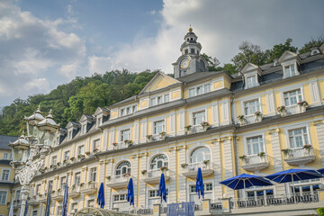 Häckers Grand Hotel im ehemaligen Kurhaus, Bad Ems, Rheinland-Pfalz, Deutschland